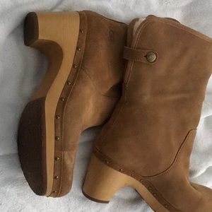 Ugg heeled boots